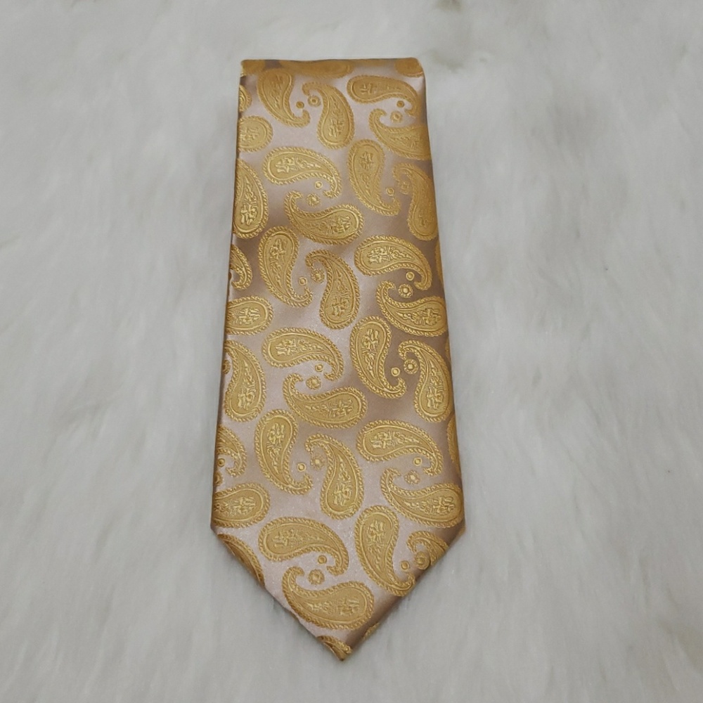 Angelo Rossi, Le Collezioni, Gold Geometric Tie